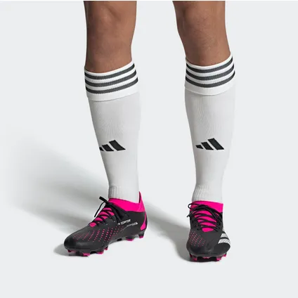 Adidas men's football boot Predator Accuracy.3 FG GW4589 black white pink 