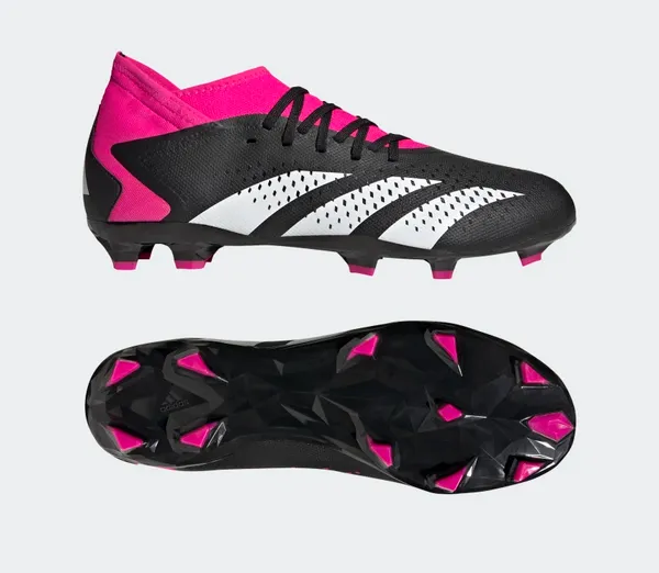 Adidas men's football boot Predator Accuracy.3 FG GW4589 black white pink 