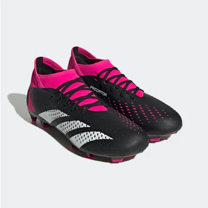 Adidas men's football boot Predator Accuracy.3 FG GW4589 black white pink 
