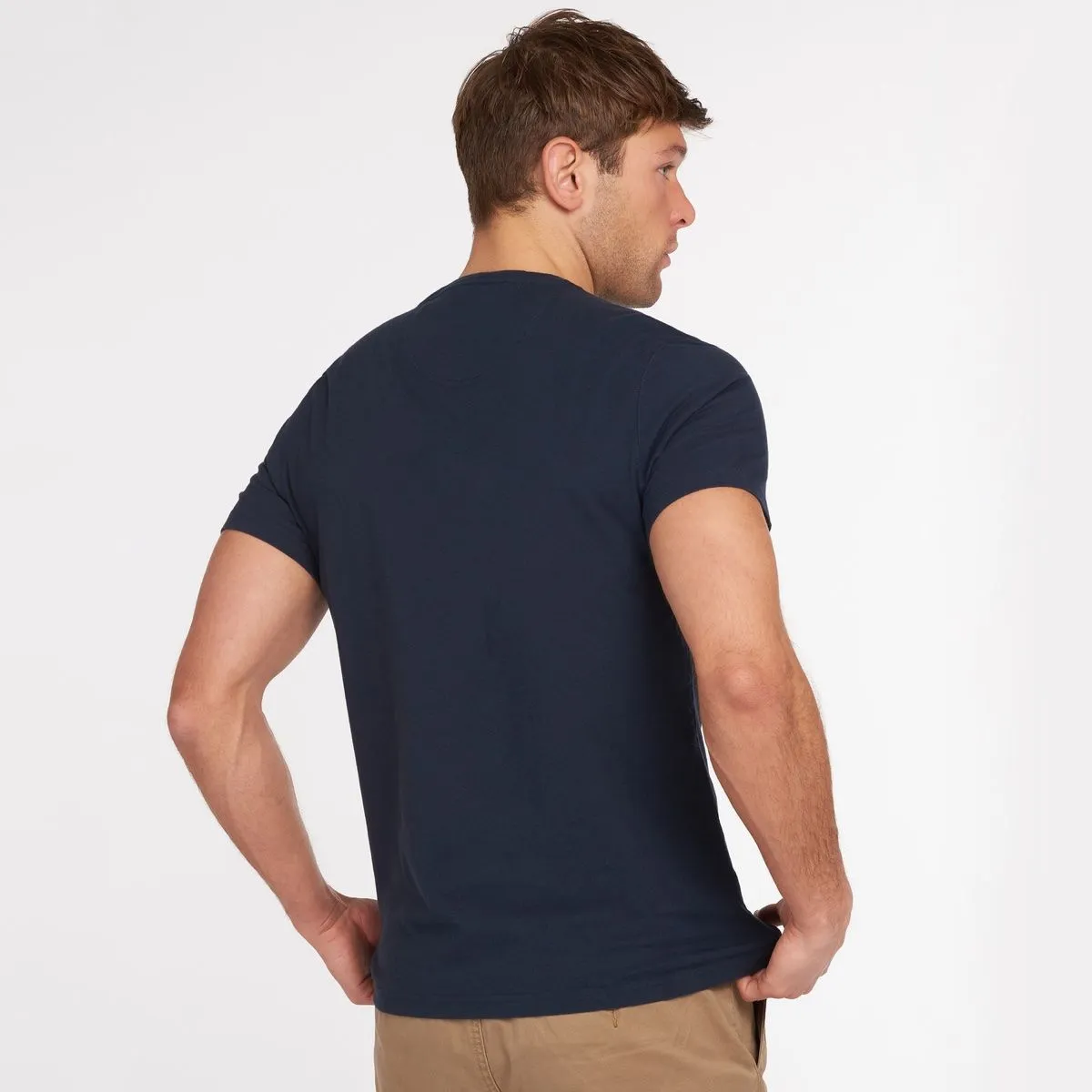 Barbour Men's Logo T-Shirt | New Navy