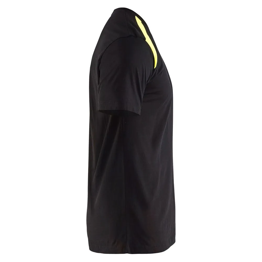 Bl&#xE5;kl&#xE4;der&#x20;3379-1042&#x20;T-Shirt&#x20;Bi-Colour&#x20;-&#x20;Black&#x2F;High&#x20;Vis&#x20;Yellow