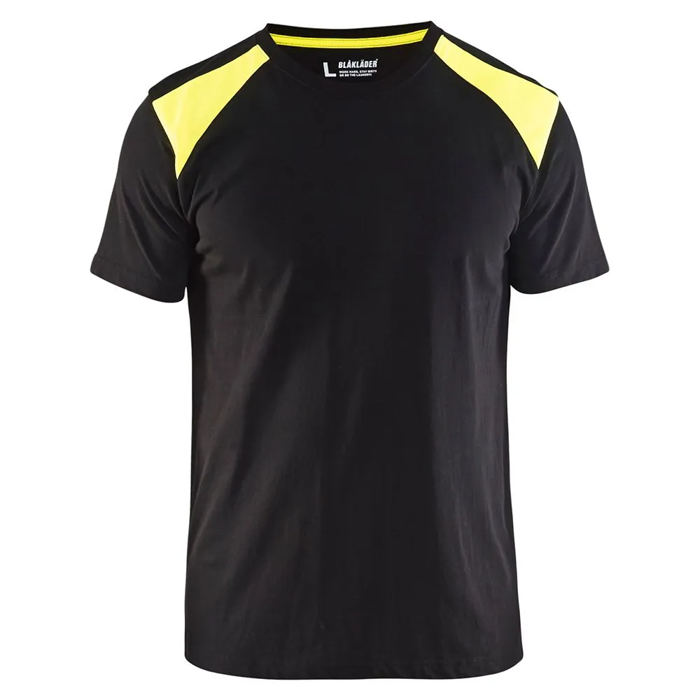 Bl&#xE5;kl&#xE4;der&#x20;3379-1042&#x20;T-Shirt&#x20;Bi-Colour&#x20;-&#x20;Black&#x2F;High&#x20;Vis&#x20;Yellow