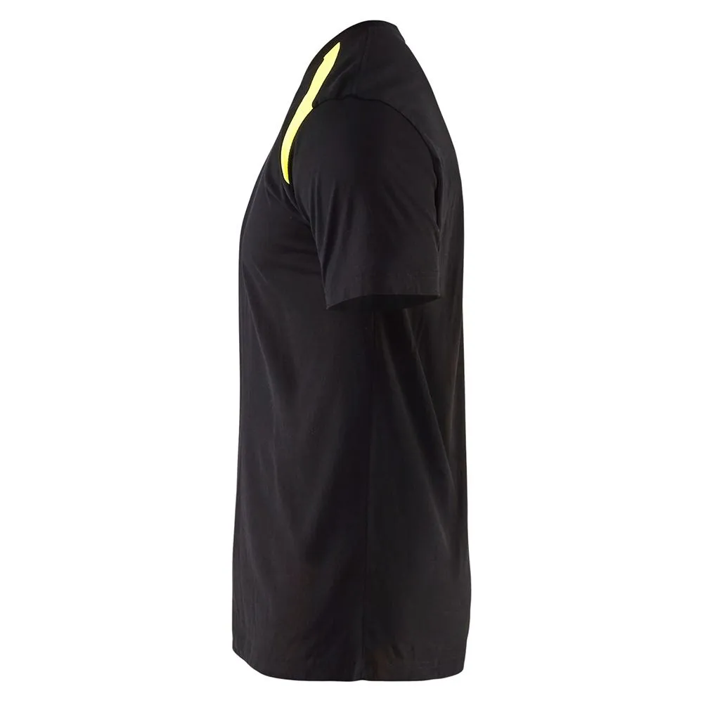 Bl&#xE5;kl&#xE4;der&#x20;3379-1042&#x20;T-Shirt&#x20;Bi-Colour&#x20;-&#x20;Black&#x2F;High&#x20;Vis&#x20;Yellow