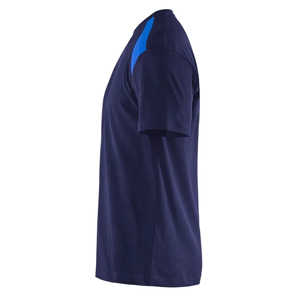 Bl&#xE5;kl&#xE4;der&#x20;3379-1042&#x20;T-Shirt&#x20;Bi-Colour&#x20;-&#x20;Navy&#x2F;Cornflower&#x20;Blue