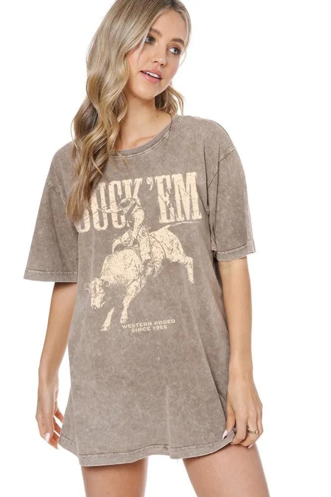 Buck' Em Graphic Tee