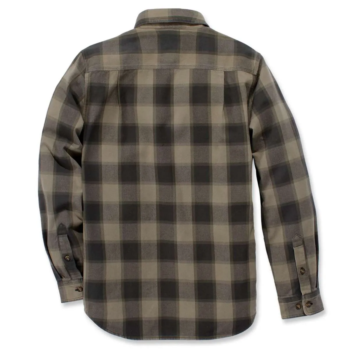 Carhartt&#x20;104144&#x20;Hubbard&#x20;Slim&#x20;Fit&#x20;Flannel&#x20;Shirt&#x20;-&#x20;Burnt&#x20;Olive