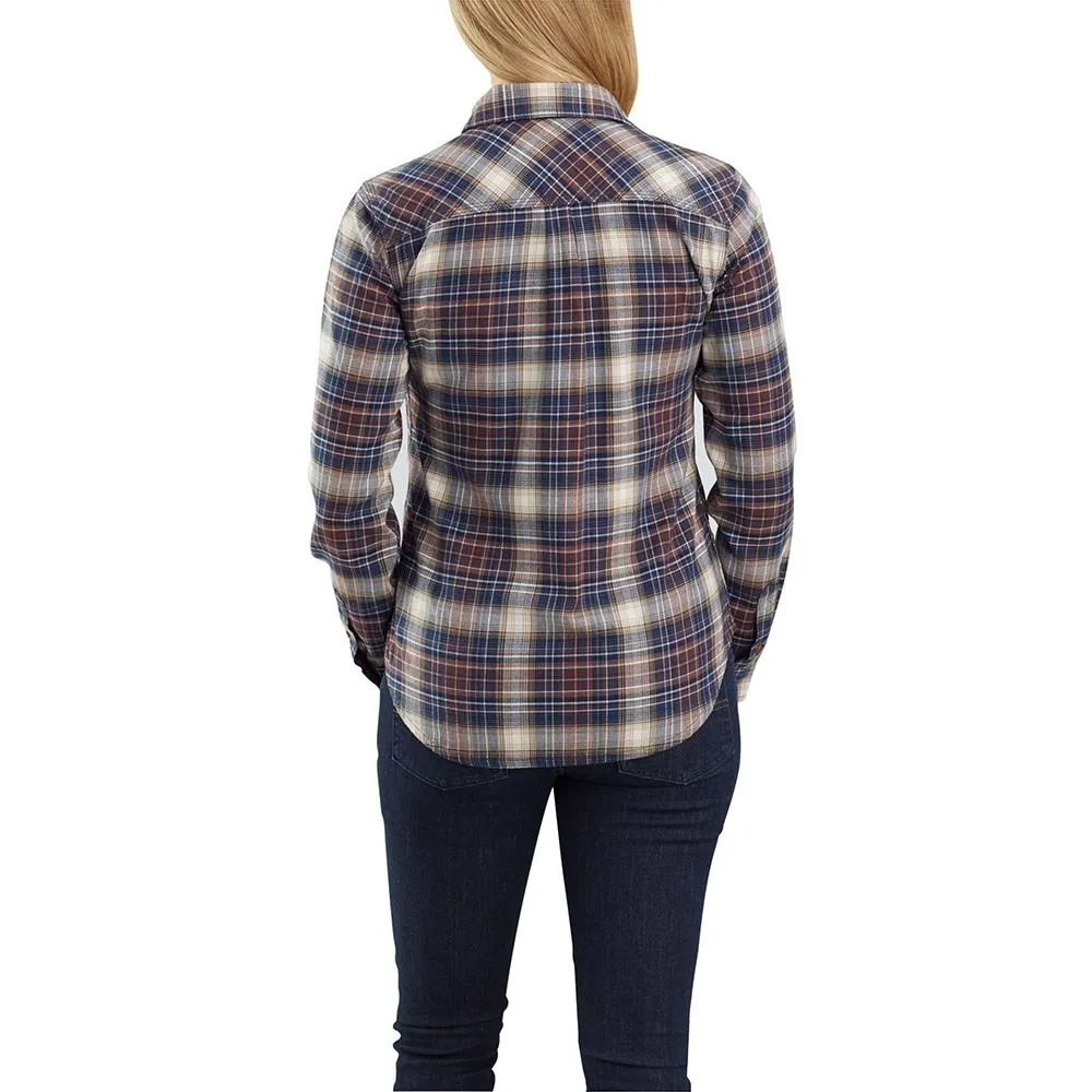 Carhartt&#x20;104516&#x20;Women&#x2019;s&#x20;Hamilton&#x20;Plaid&#x20;Flannel&#x20;Shirt&#x20;l&#x2F;s&#x20;-&#x20;Twilight