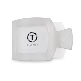 Coconut White Flat Square Clip