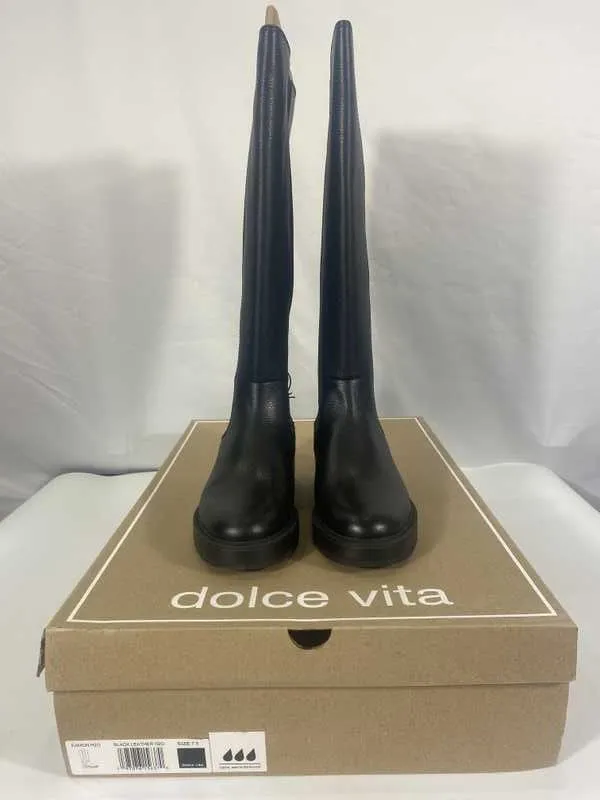 EAMON H2O BOOTS BLACK LEATHER - re:vita