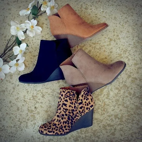 Elegant High Heel Ankle Boots with Suede Look for Women | Ideal for Everyday Wear