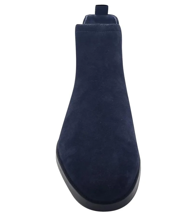 Escape Mens Suede Leather Slip On Chelsea Boot - Best Mate