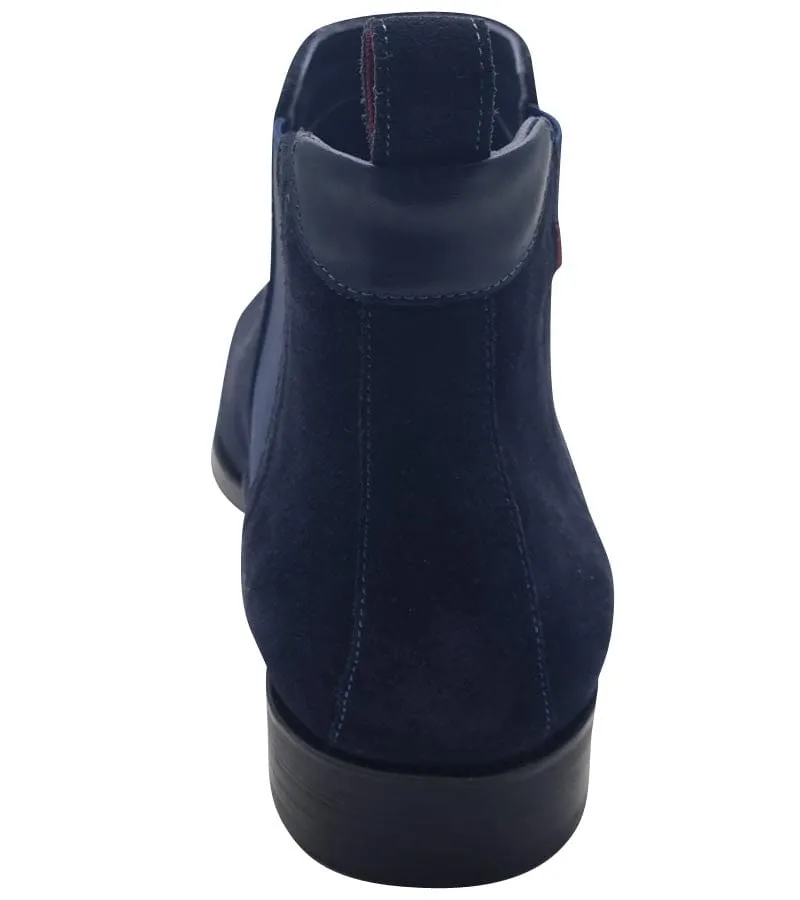 Escape Mens Suede Leather Slip On Chelsea Boot - Best Mate