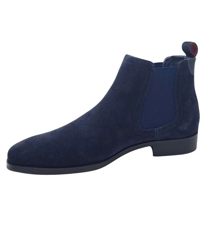 Escape Mens Suede Leather Slip On Chelsea Boot - Best Mate