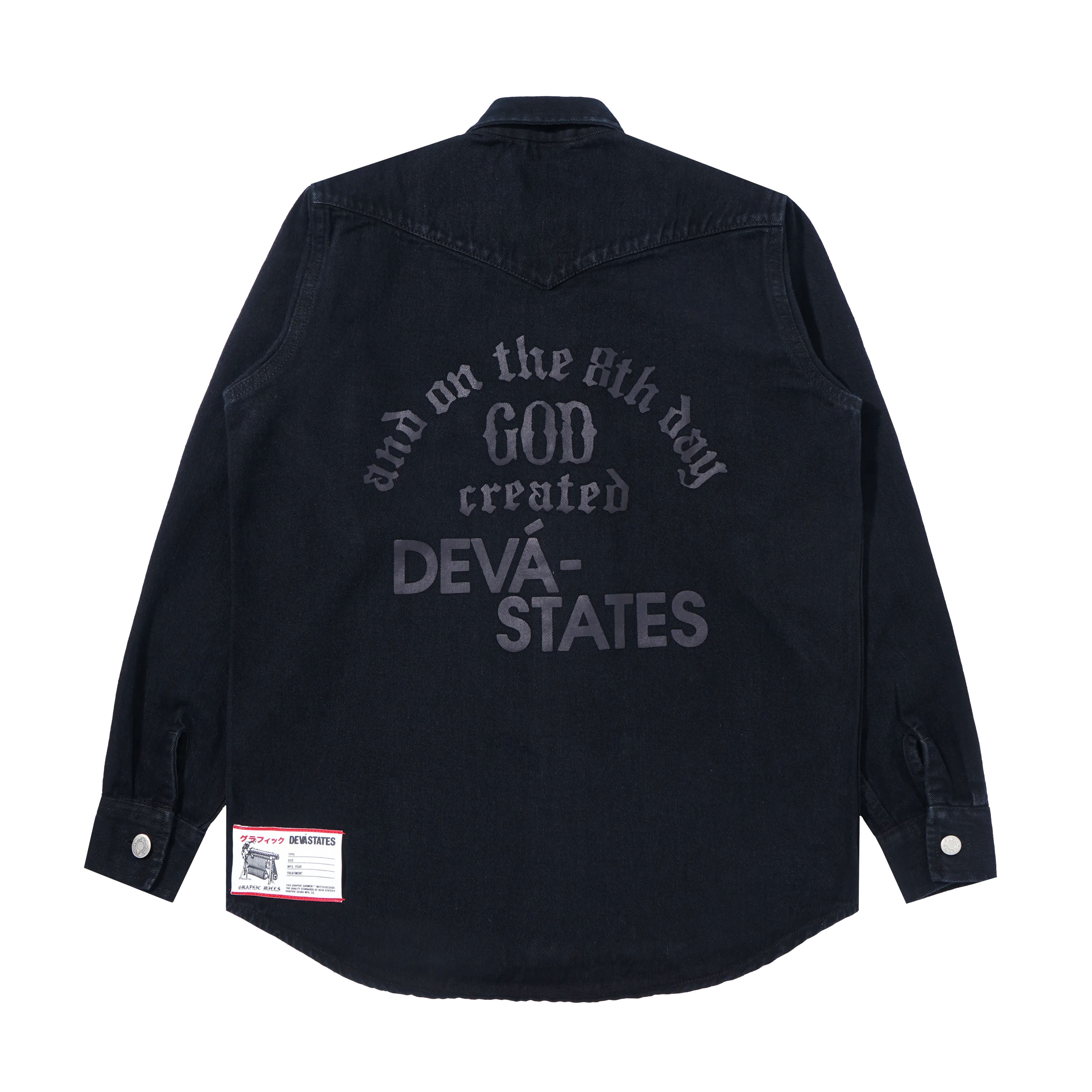GENESIS Denim Western Shirt [Black]