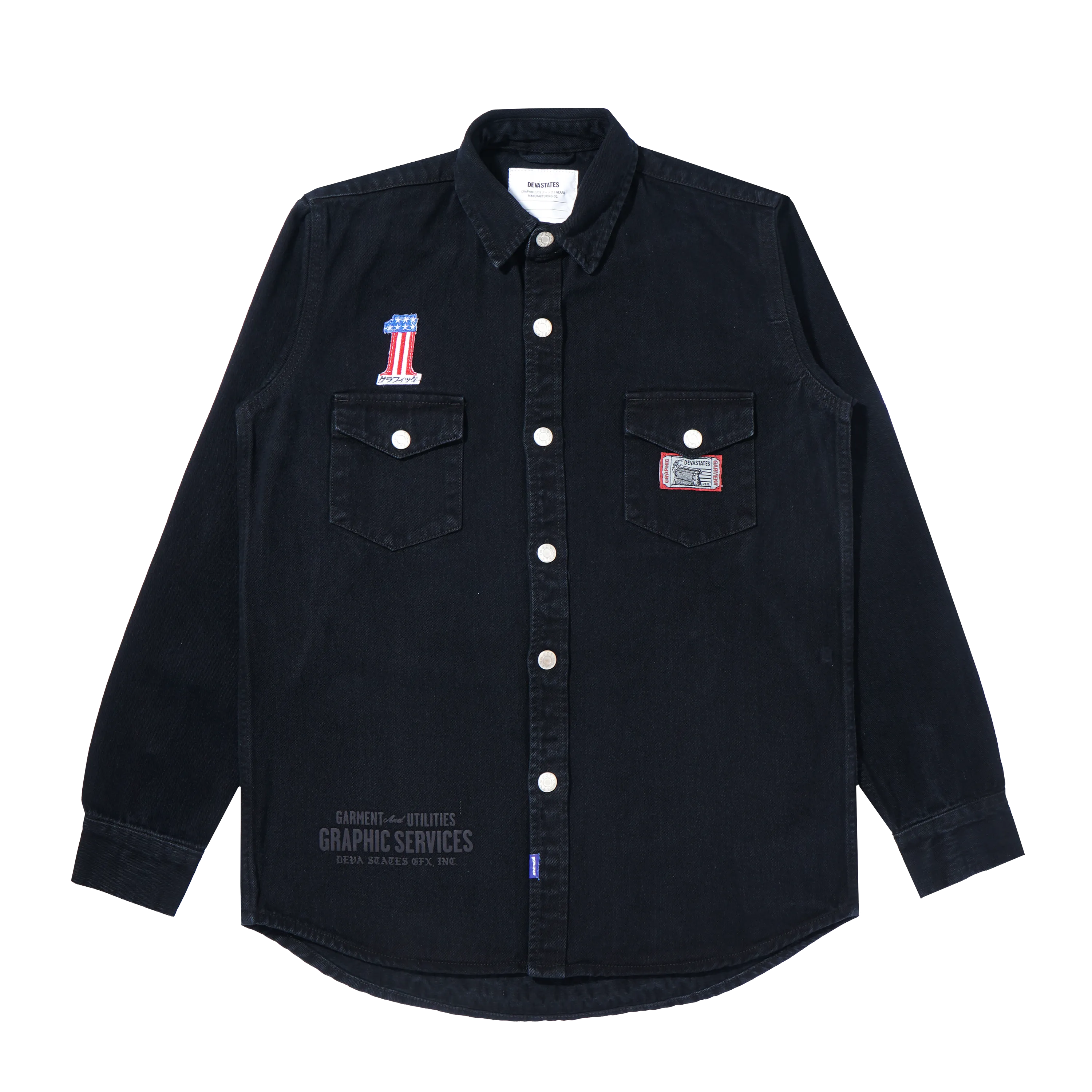 GENESIS Denim Western Shirt [Black]
