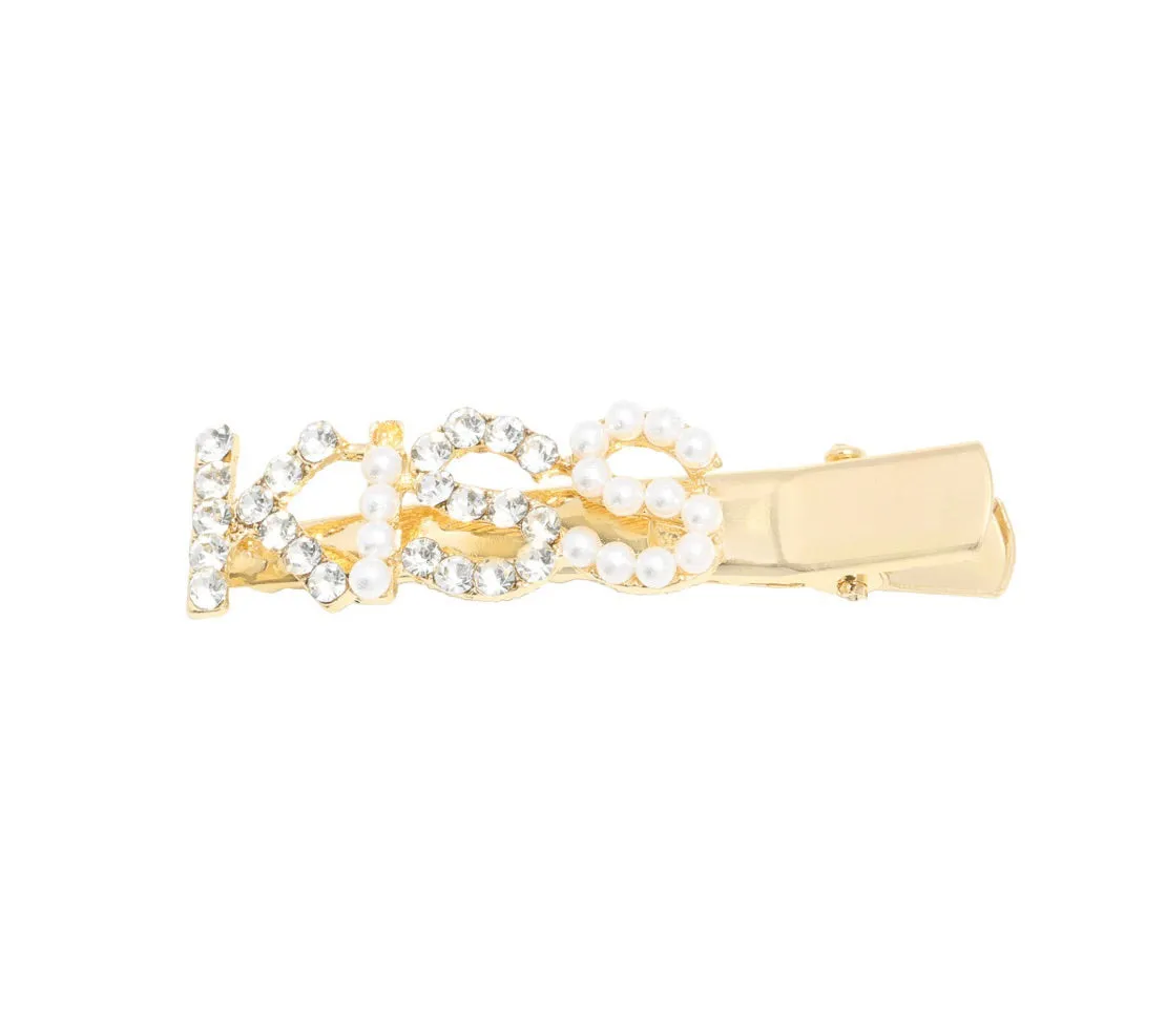 KISS Diamanté and Pearl Hair Clip