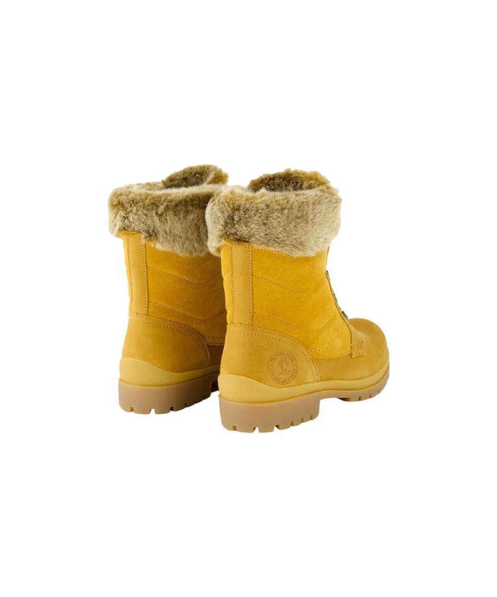 PANAMA JACK TUSCANI B33  LEATHER BOOTS WITH FUR LINING