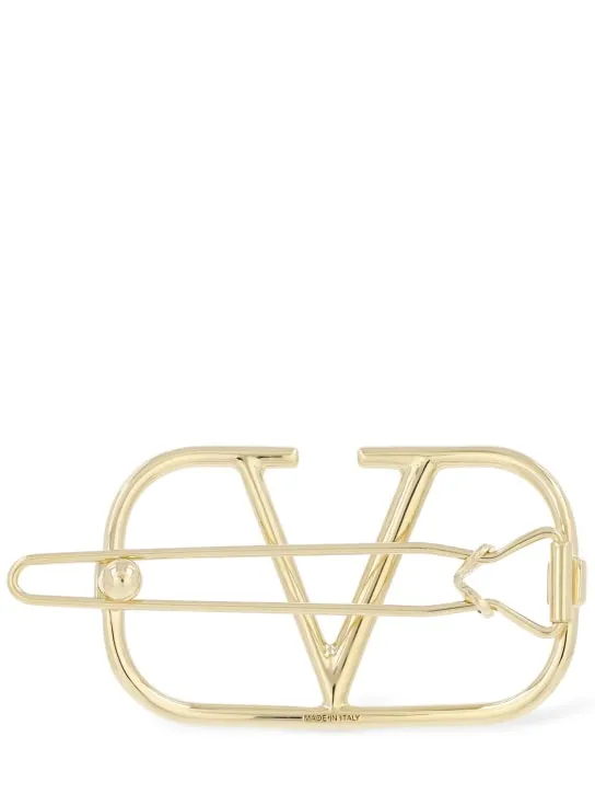 Valentino Garavani   V logo signature hair clip 