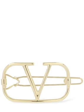 Valentino Garavani   V logo signature hair clip 